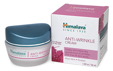 Himalaya Herbals Purifying Neem Foaming Face Wash, 150ml & Herbals Anti-Wrinkle Cream, 50g Combo